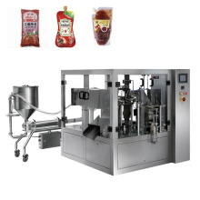 Automatic Rotary Tomato Sauce Paste Bag Packaging Machine